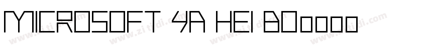 Microsoft Ya Hei bo字体转换